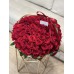 Корзина с красными розами (50 см) 151 роза