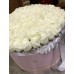Белые розы в коробке (XXL) от 215 роз