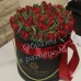 Тюльпаны Ред Принцесс в шляпной коробке L до 149 шт.