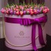 Тюльпаны пионовидные в коробке (XL) от 199 тюльпанов