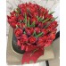 Тюльпаны Ред Принцесс в шляпной коробке (XS) до 49 шт.
